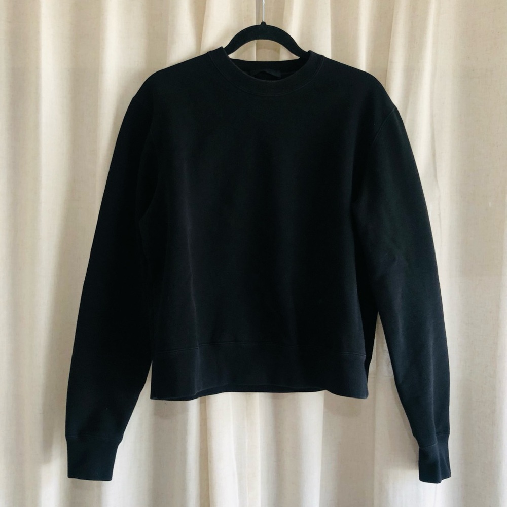 WARDROBE.NYC Black Pullover Sweatshirt